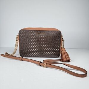 NWOT - Michael Kors - Ginny Star Monogram Crossbody Bag w/Adjustable Strap